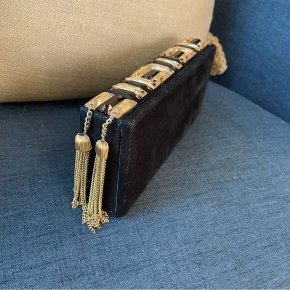 Michelle Monroe Jeweled Tassel Clutch - Picture 4 of 9